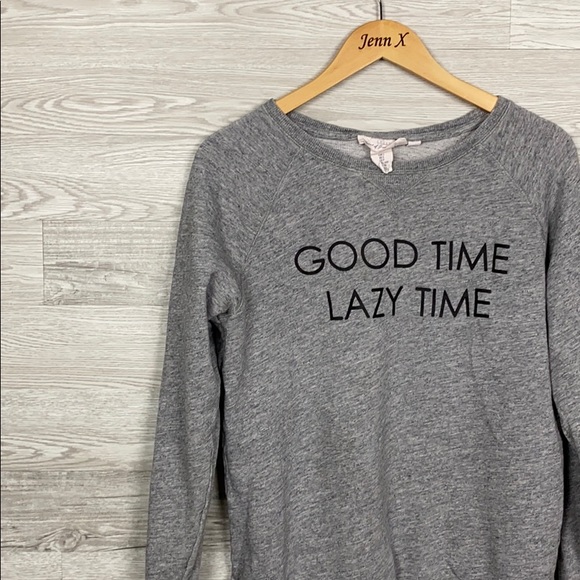 Label Of Graded Goods Crew Neck Gray Sweater - Picture 2 of 7